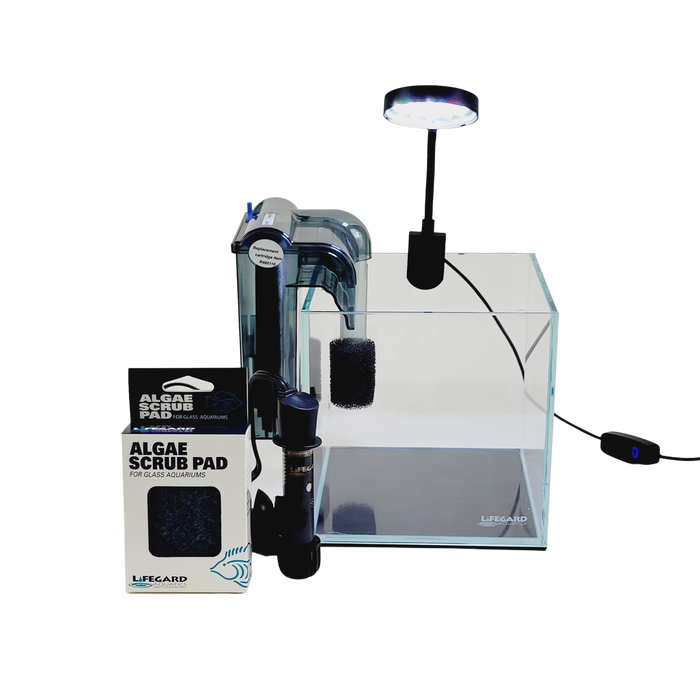 2 Gallon Low Iron Ultra Clear Glass Cube Betta Tank 5MM 7.8 x 7.8 x 7.8 Inch