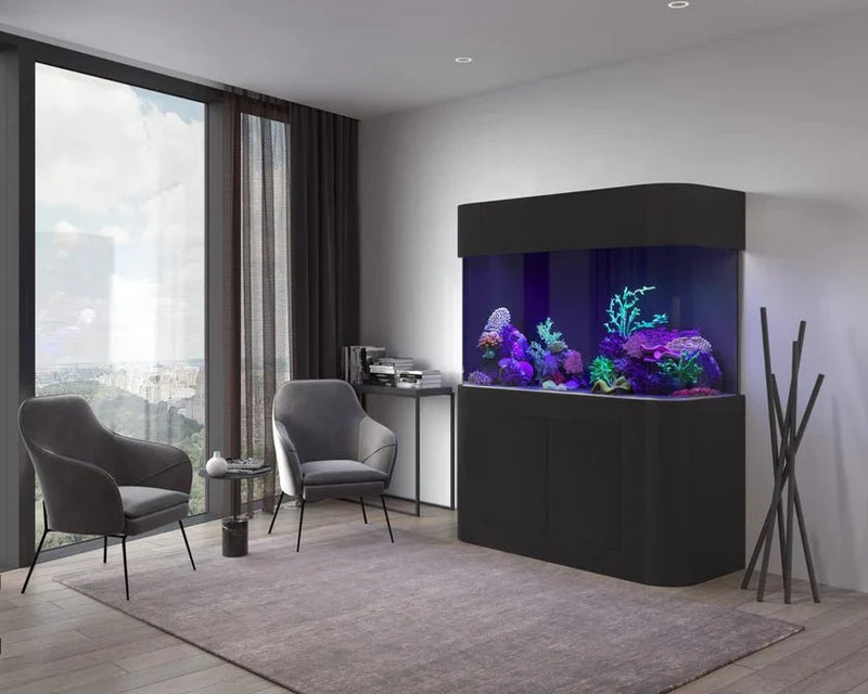 AQUA VIM 170g Panoramic Reef-Ready Aquarium Set in White