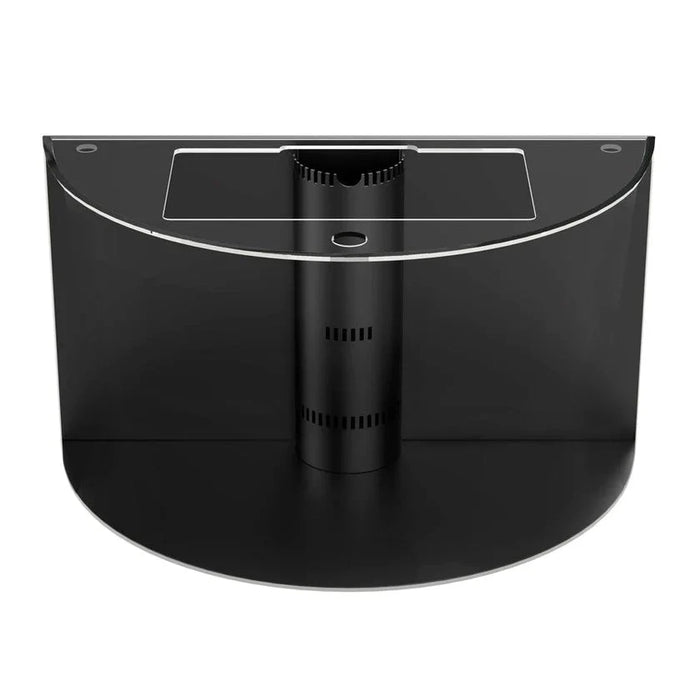 AQUA VIM 180 Gallon Half Cylinder Glass Reef-Ready Aquarium Set in Walnut