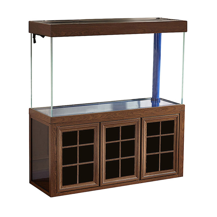 Aqua Dream 145 Gallon Tempered Glass Aquarium Darkwood