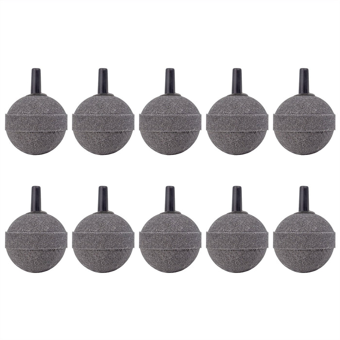 Air Stone 1.2 Inch Ball Diffuser for Fish Tank Aquarium Air Pump One Pack of 10pcs