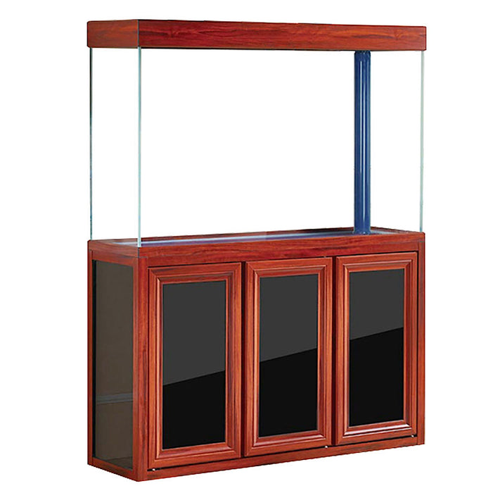 Aqua Dream 200 Gallon Tempered Glass Aquarium Redwood