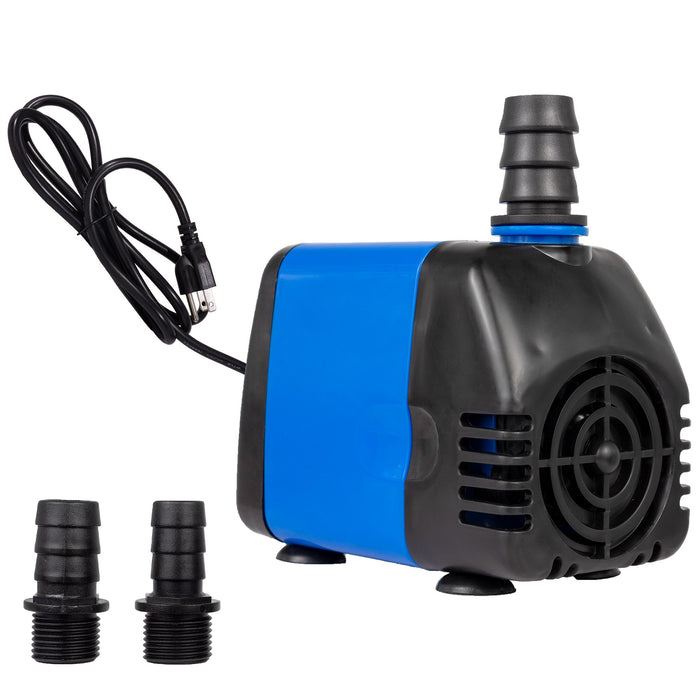 Aqua Dream 265 GPH Submersible Fountain Pond Aquarium Water Pump