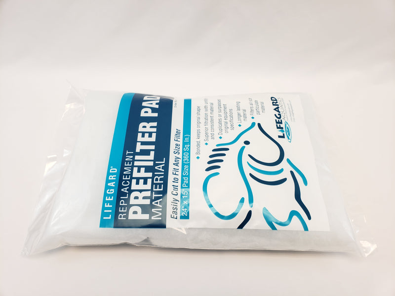 BONDED FILTER PAD Prefilter, 24" x 15" Pad Size (360 sq. in.) Bagged.