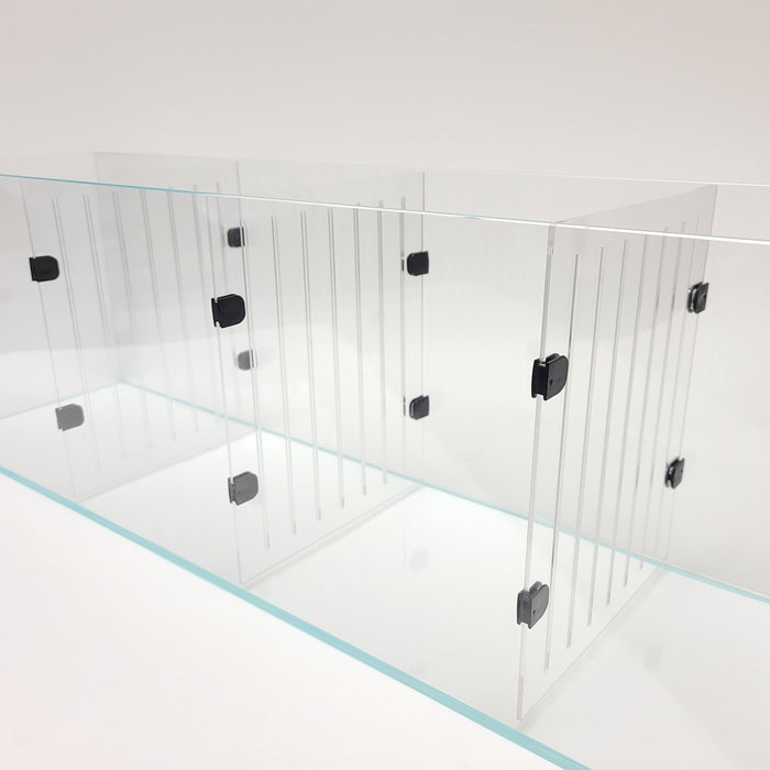 Acrylic Divider Plate for 16 Gallon Bookshelf Aquariums - CLEAR