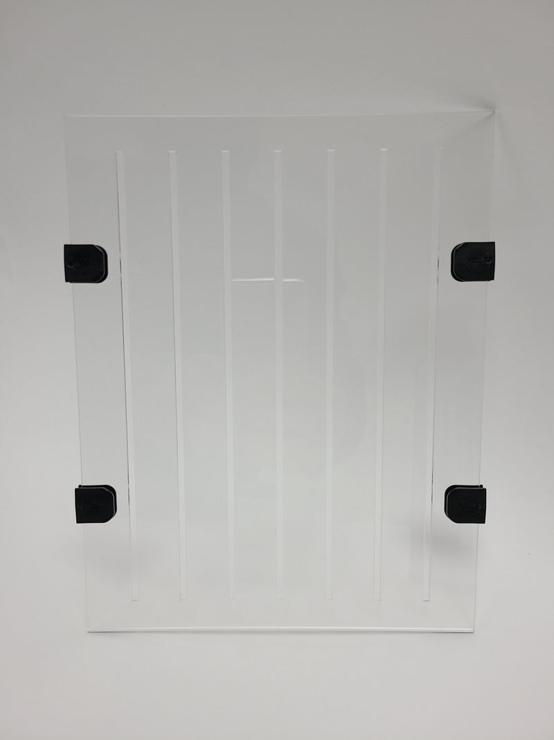 Acrylic Divider Plate for 11 Gallon Bookshelf Aquariums - CLEAR