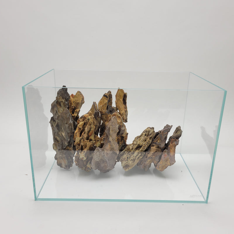 CRYSTAL Rimless Low Iron Ultra Clear Aquarium 8mm (40 gallons, 29.53" x 17.72" x 17.72")