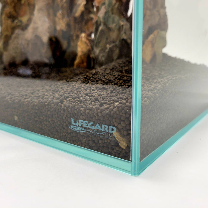 CRYSTAL Rimless Low Iron Ultra Clear Aquarium 5mm (9.63 gallons, 17.72" x 10.63" 11.81")
