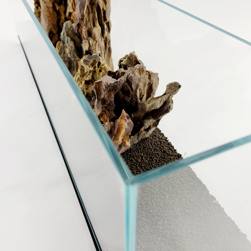 11 Gallon Long Low Iron Ultra Clear Bookshelf Aquarium 5mm Glass - 31.89" x 7.87" x 9.84"