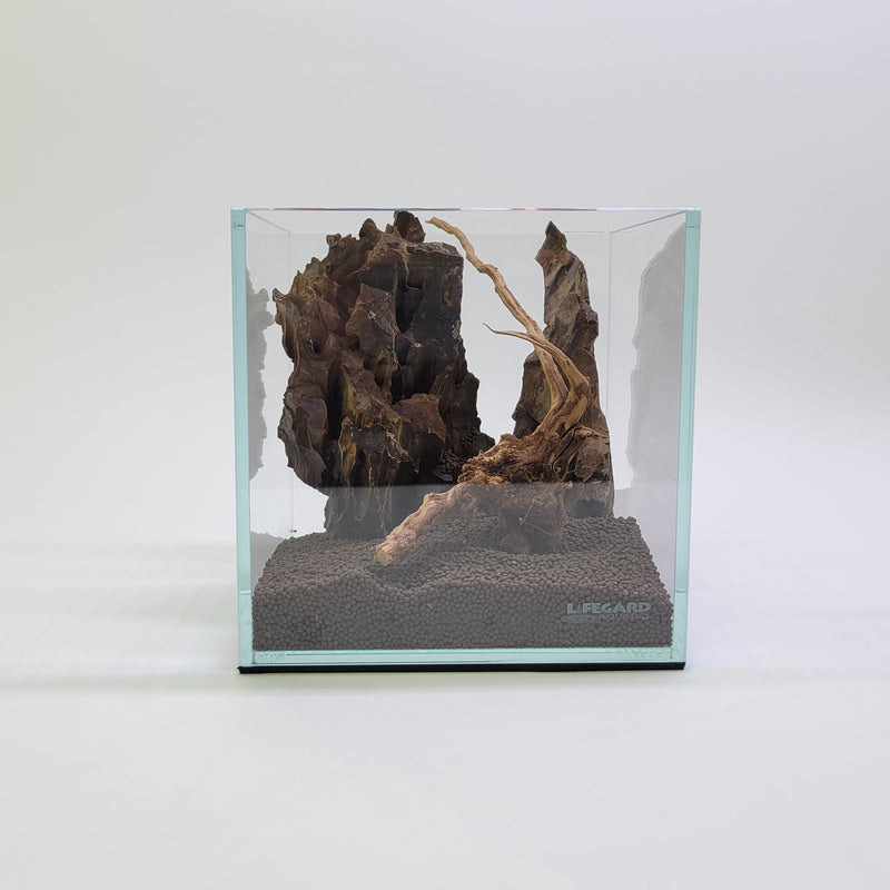 3 Gallon Ultra-Low Iron Nano Rimless Cube Tank