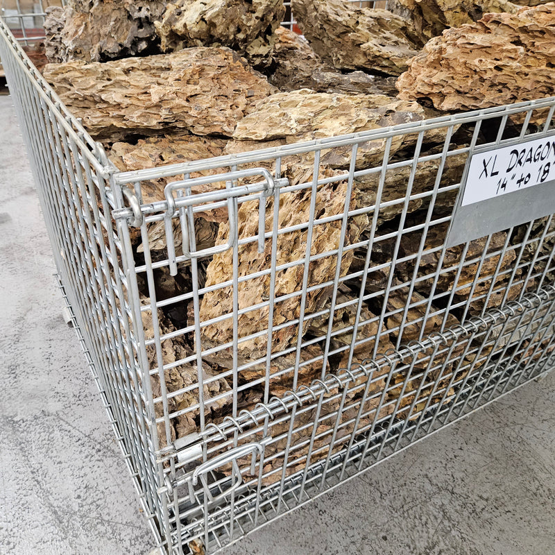 Steel Cage of Dragon Rock Large 9" to 15" Approx. 385 Lbs