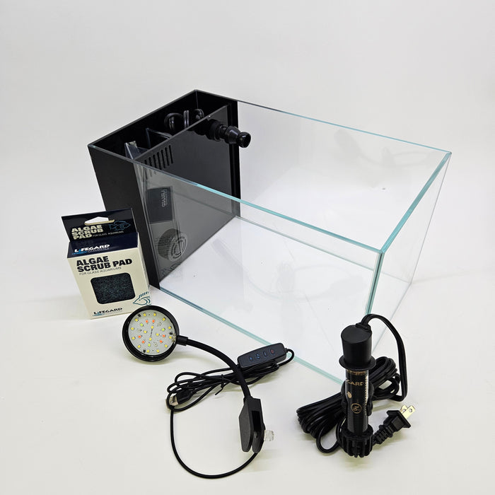 3.8 Gallon Ultra Low Iron Glass CRYSTAL Aquarium