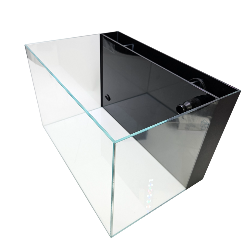 10 Gallon Ultra Low Iron CRYSTAL Aquarium with Built in Back Filter