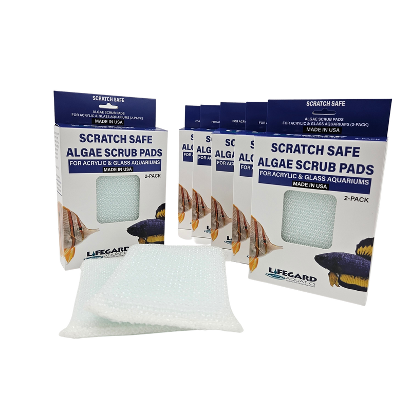 Scratch Safe Acrylic and Glass Algae Pads 5" x 3" Made in U. S. A.
