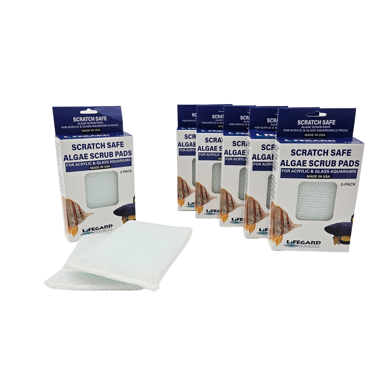 Scratch Safe Acrylic and Glass Algae Pads 4" x 2.75" Made in U. S. A.