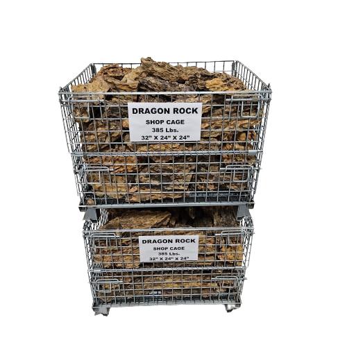 Steel Cage of Dragon Rock Medium 6" to 9" Approx. 440 Lbs