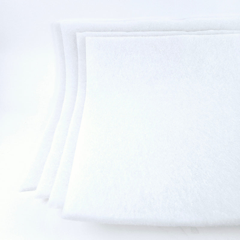 Felt Pad 30" x 30" - 4 Pack Roll  3/8" thick Aquarium Polishing Filter Pad