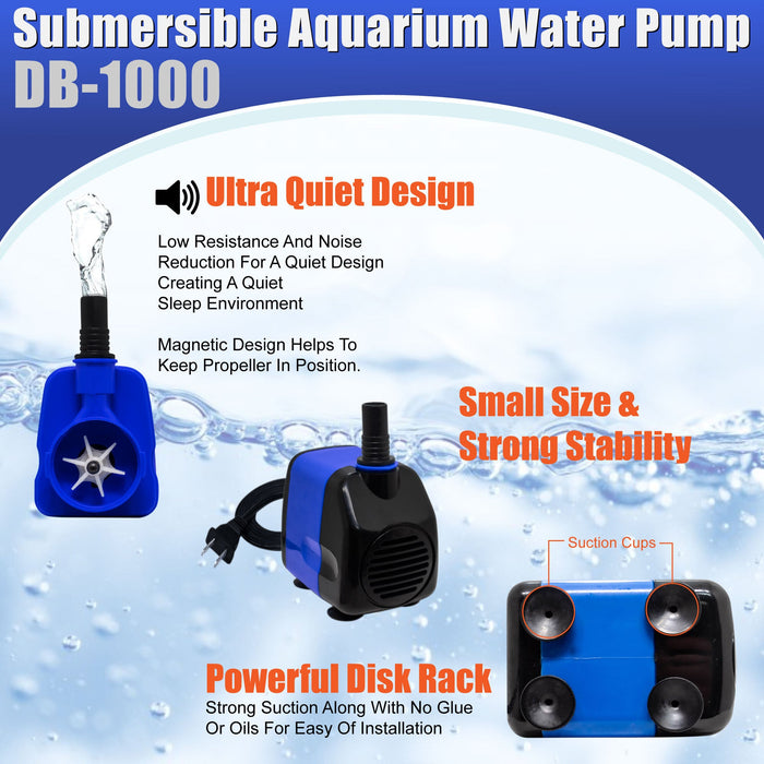 Aqua Dream 265 GPH Submersible Pump Aquarium Powerhead