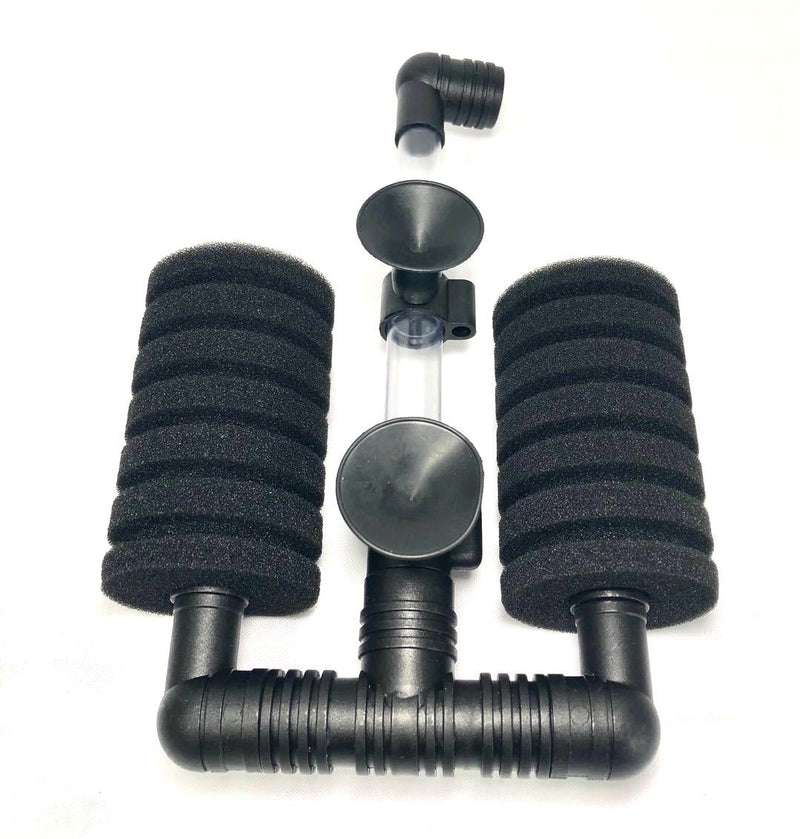 8 Small Double Head Bio-Sponge Filters
