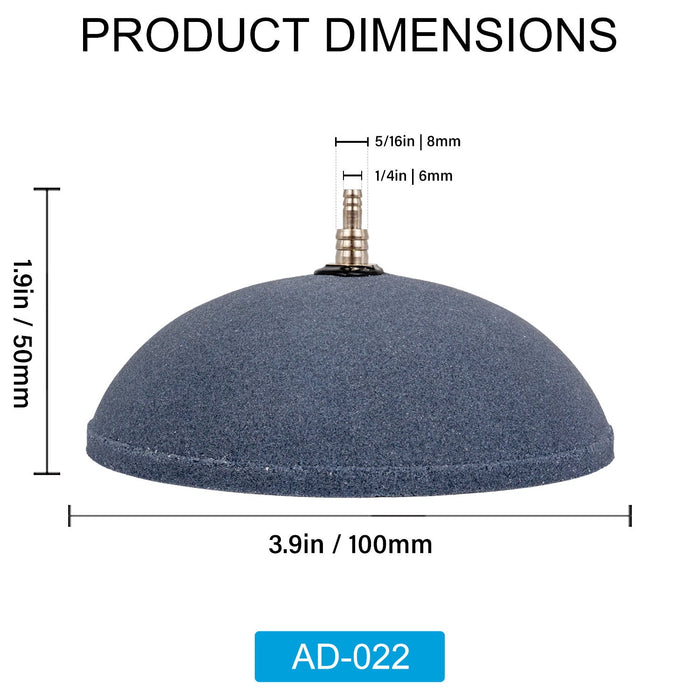 Air Stone 3.9 Inch Dome Diffuser for Fish Tank Aquarium Air Pump