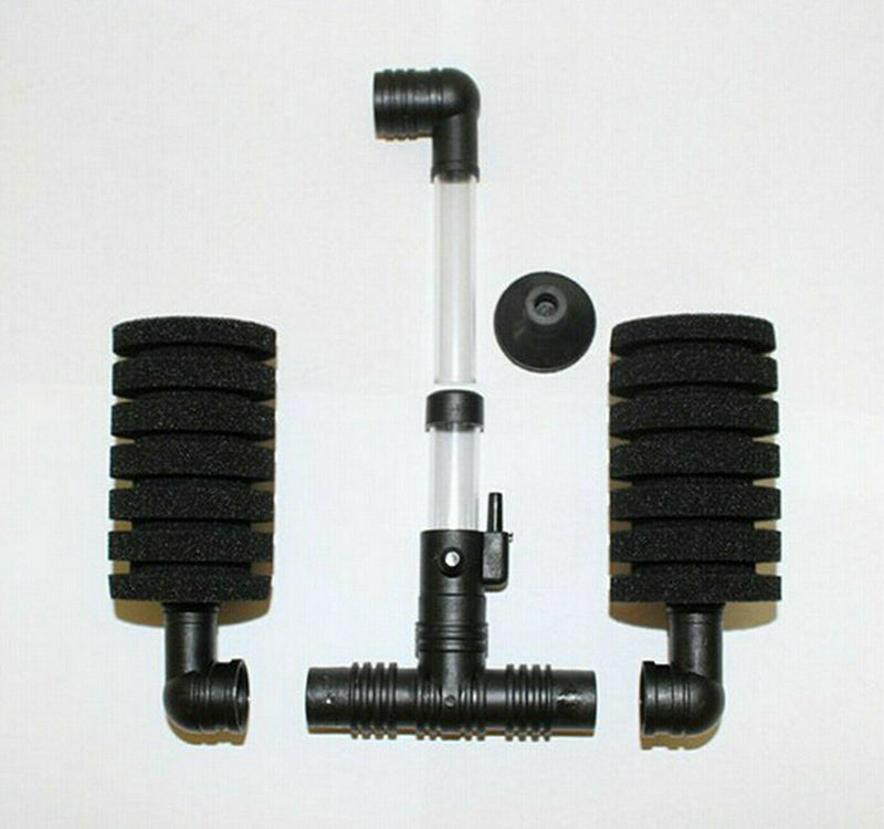 4 PCS Bio Sponge Filter Betta Fry Shrimp Double Head