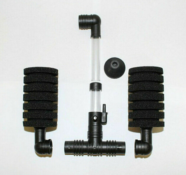 4 PCS Bio Sponge Filter Betta Fry Shrimp Double Head