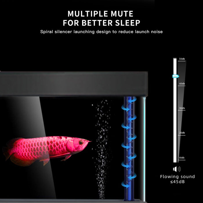 Aqua Dream 100 Gallon Tempered Glass Aquarium Darkwood