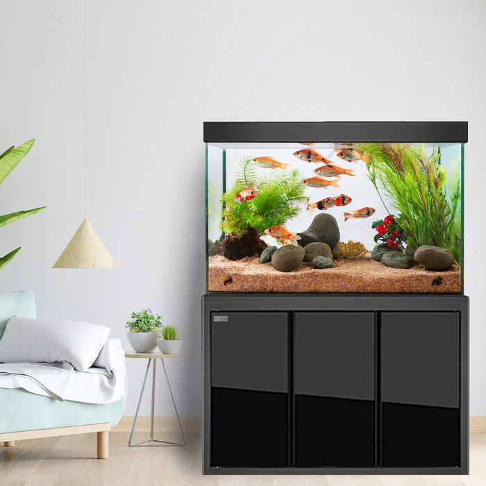 Aqua Dream 135 Gallon Tempered Glass Aquarium Black