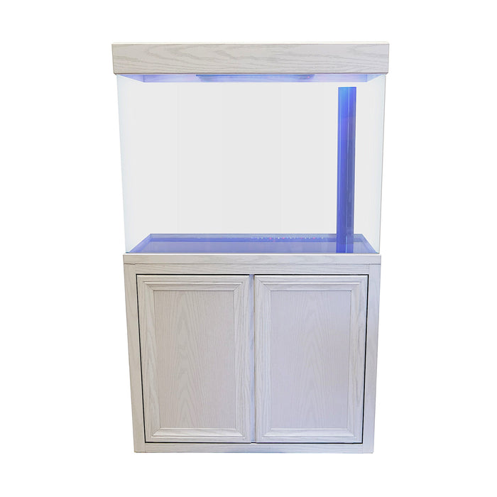 Aqua Dream 50 Gallon Tempered Glass Aquarium White Oak