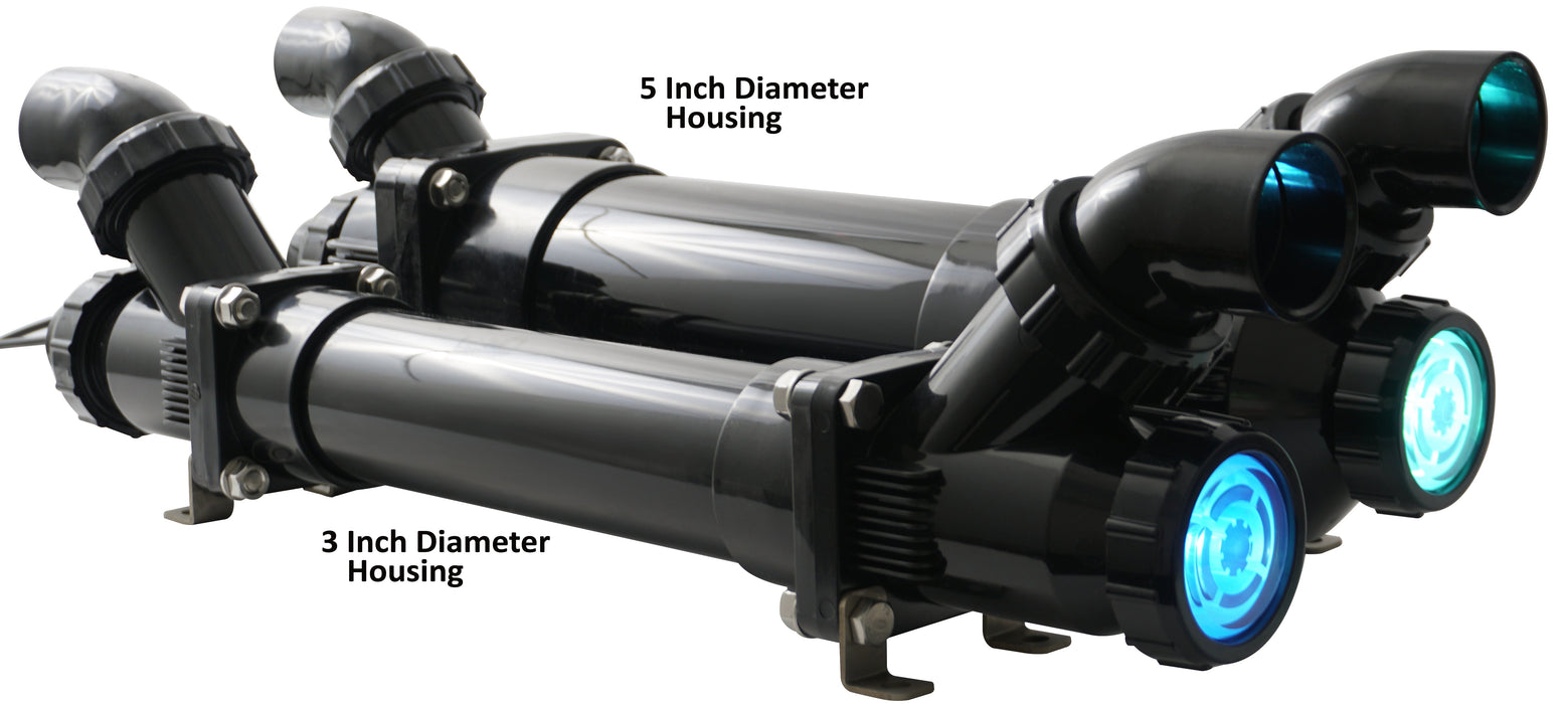 Lifegard Pro-Max High Output Amalgam Germicidal UV - 90 Watts in 3" Diameter Housing