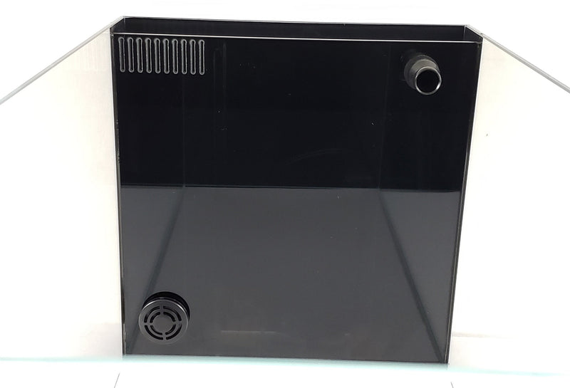 14 Gallon Ultra Low Iron Glass CRYSTAL Aquarium with Built in Side Filter