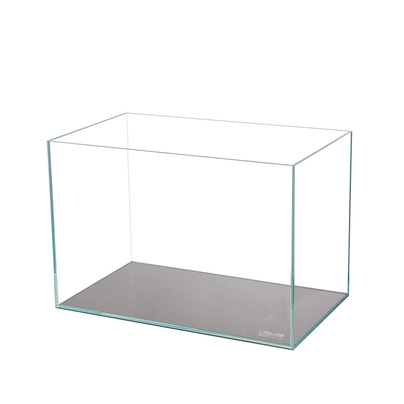 CRYSTAL Rimless Low Iron Ultra Clear Aquarium 5mm (9.63 gallons, 17.72" x 10.63" 11.81")