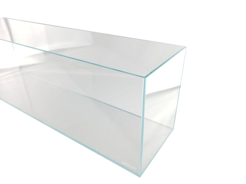 22 Gallon Long 45° Degree Low Iron Ultra Clear Bookshelf Aquarium 8mm Glass- 35.82" x 11.81 x 11.81