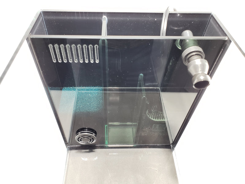 5 Gallon Elevated 45° Degree Low Iron Ultra Clear Aquarium - 9.84" x 9.84" x 11.81"