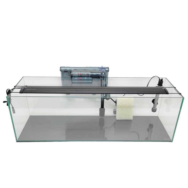 22 Gallon Ultra Low Iron Bookshelf Aquarium Kit 8mm (35.82"x11.81"x11.81")