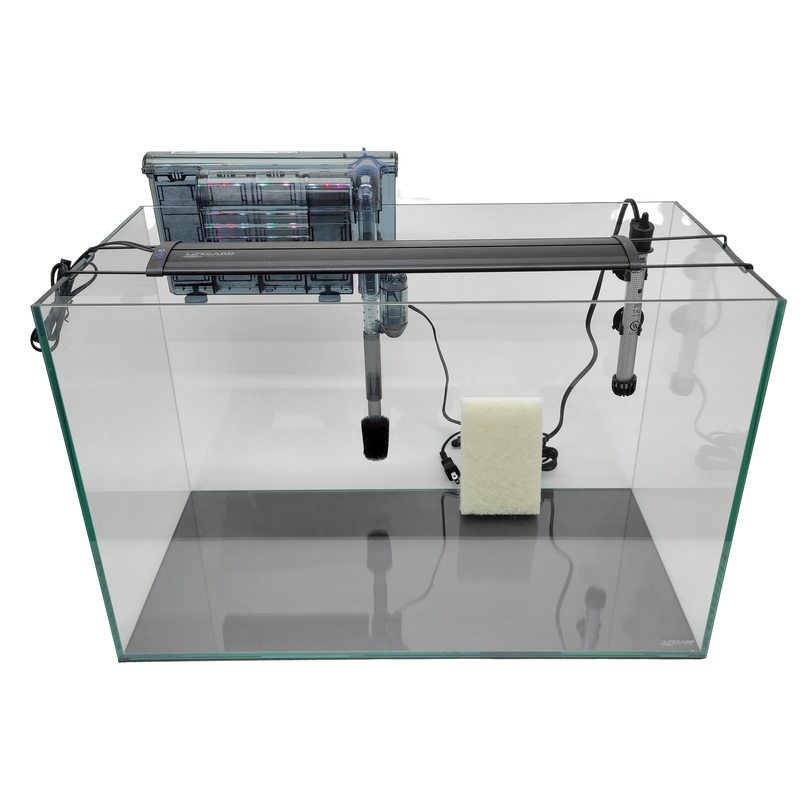 20 Gallon Rimless Clear Glass Aquarium 6mm Kit (24.40"x12.20"x15.74")