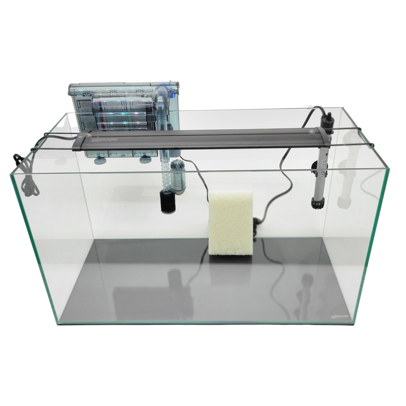 15 Gallon Rimless Clear Glass Aquarium Kit 5mm (23.22"x11.02"x13.38")