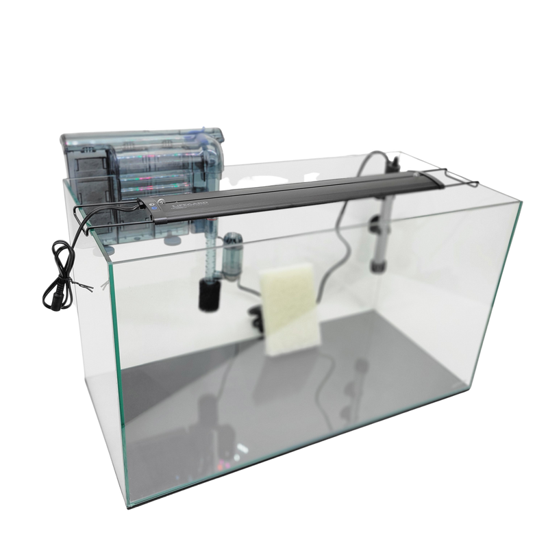 15 Gallon Rimless Clear Glass Aquarium Kit 5mm (23.22"x11.02"x13.38")