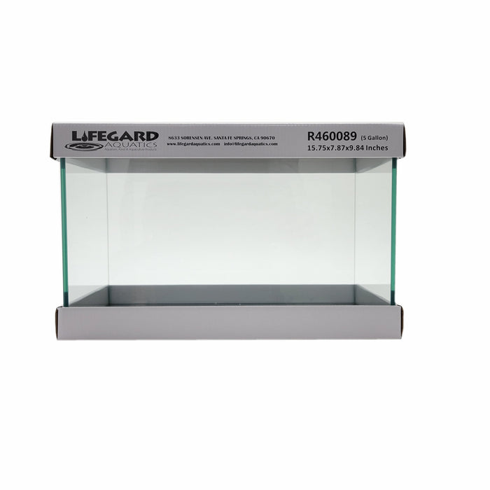 5 Gallon Rimless Clear Glass Aquarium Kit 5mm (15.74"x7.87"x9.84")