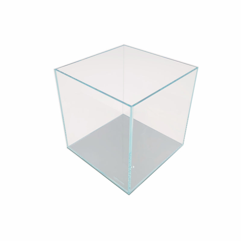 2 Gallon Low Iron Ultra Clear Glass Cube Betta Tank 5MM  7.8 x 7.8 x 7.8 Inch