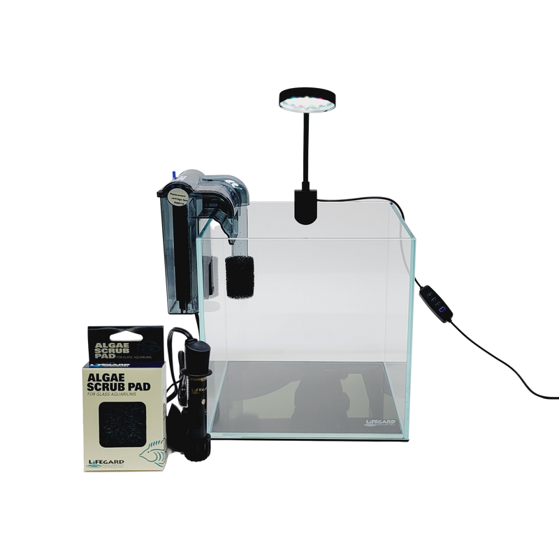 3 Gallon Low Iron Ultra Clear Glass Cube Betta Tank 5MM 8.8 x 8.8 x 8.8 Inch