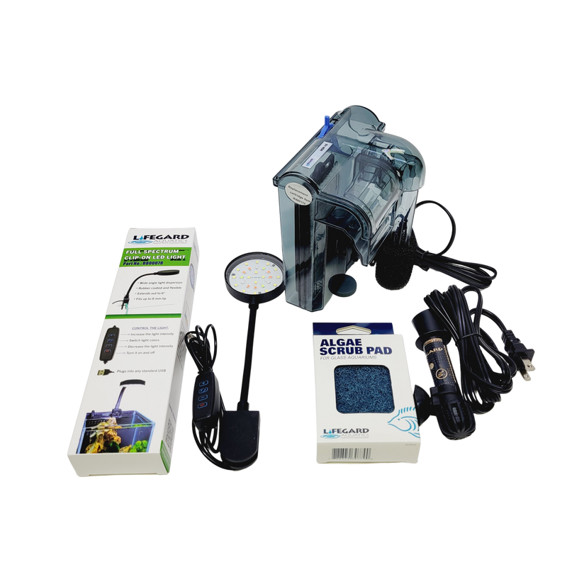 3 Gallon Low Iron Ultra Clear Glass Cube Betta Tank 5MM 8.8 x 8.8 x 8.8 Inch