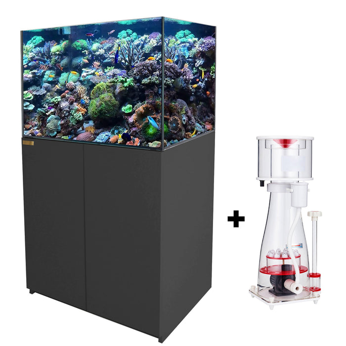 Aqua Dream 100 Gallon Coral Reef Aquarium Ultra Clear Glass Tank & Built in Sump